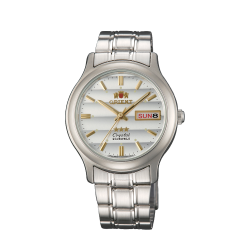 ORIENT: Mechanical Classic Tristar Watch, Metal Strap - 36mm (SAB05005W8)