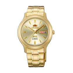 ORIENT: Mechanical Classic Tristar Watch, Metal Strap - 37mm (SAB05001C)