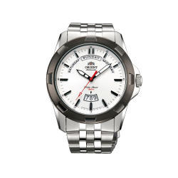 ORIENT: Independence Wide Calendar White Dial EV0R001W Automatic Watch Made in Japan