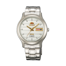ORIENT: Mechanical Classic Tristar Watch, Metal Strap - 36mm (SAB05008W8)