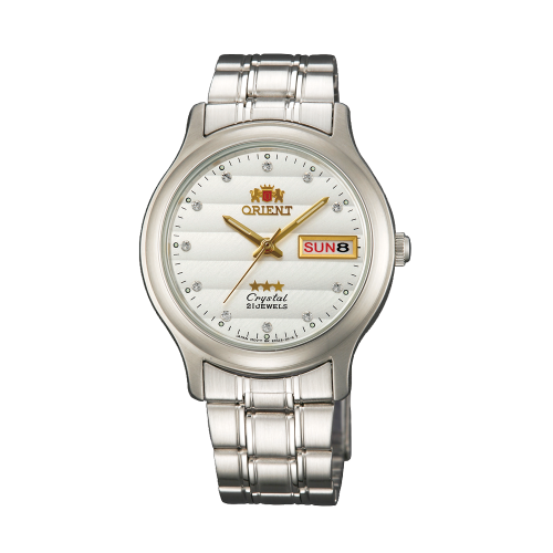 ORIENT: Mechanical Classic Tristar Watch, Metal Strap - 36mm (SAB05008W8)