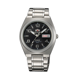 ORIENT: Mechanical Classic Tristar Watch, Metal Strap - 37mm (SAB08002B)