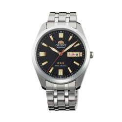 ORIENT: Mechanical Classic Tristar Watch, Metal Strap - 39mm (SAB0C002B)