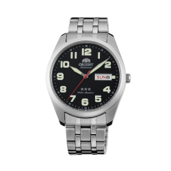 أورينت: ساعة ميكانيكية كلاسيكية Tristar ، حزام معدني - 39 ملم (SAB0C006B)