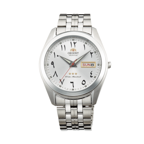 ORIENT: Mechanical Classic Tristar Watch, Metal Strap - 39mm (SAB0D005S)