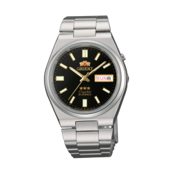 ORIENT: Mechanical Classic Tristar Watch, Metal Strap - 37mm (SEM1T018B)