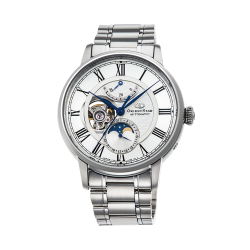 ORIENT STAR: Mechanical Classic Watch, Metal Strap - 41mm (RE-AM0005S)