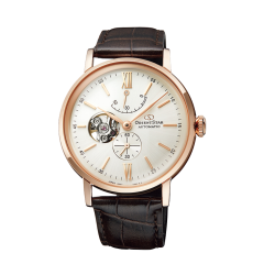 ORIENT STAR: Mechanical Classic Watch, Leather Strap - 40.0mm (RE-AV0001S)